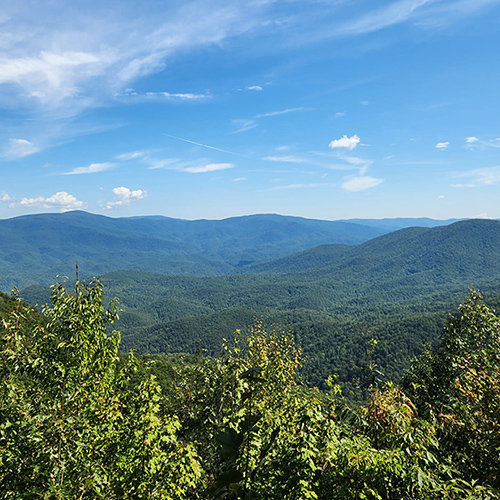 Overlook at Fort Mountain State Park