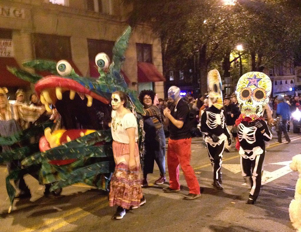 monsters and calaveras