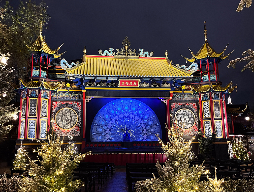 Asian styled theater at Tivoli