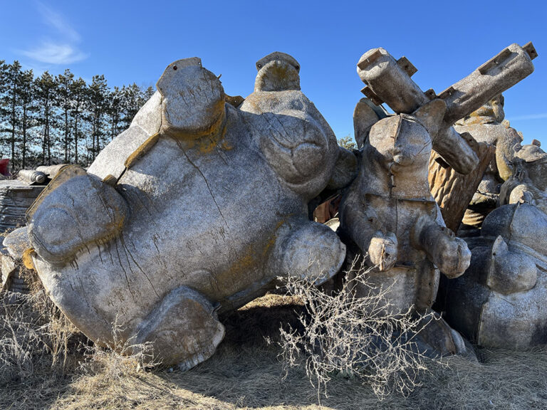 The FAST Fiberglass Mold Graveyard