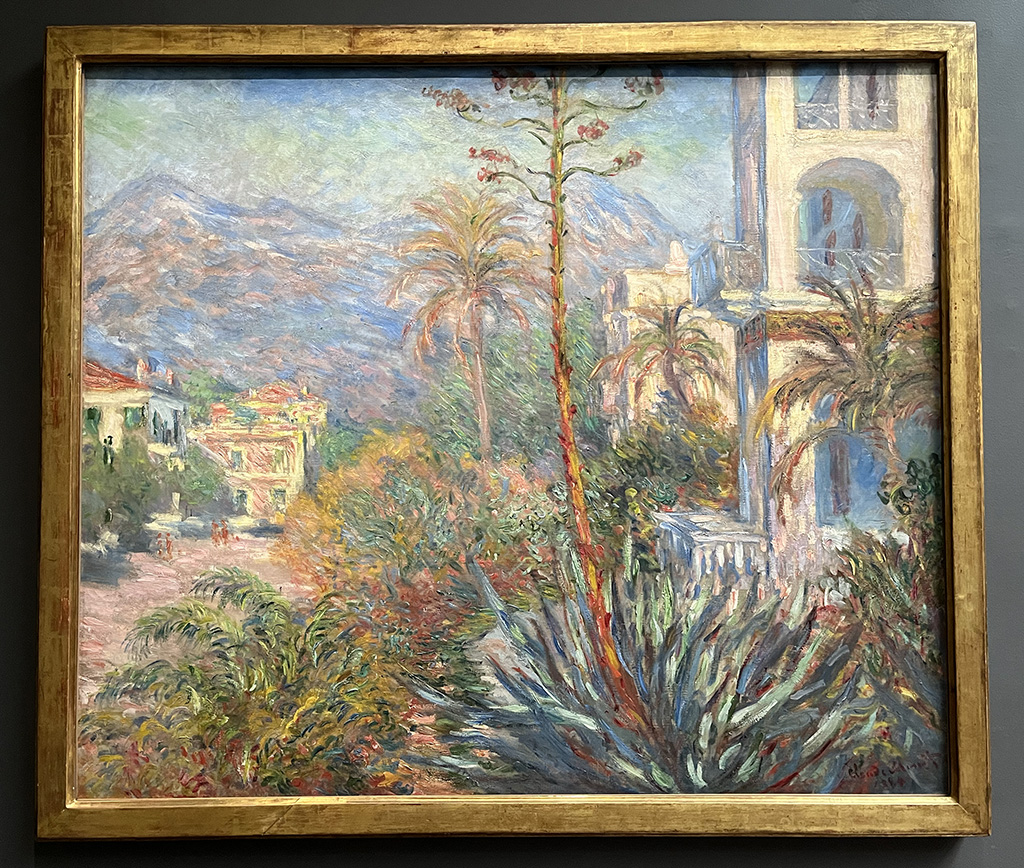painting of a mediterranean garden